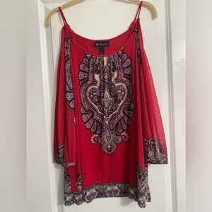 Pretty Cold Shoulder Blouse from INC. Size XL $30